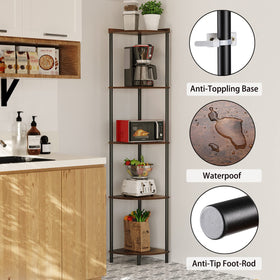 Sunmory corner shelf assembly process demonstrated