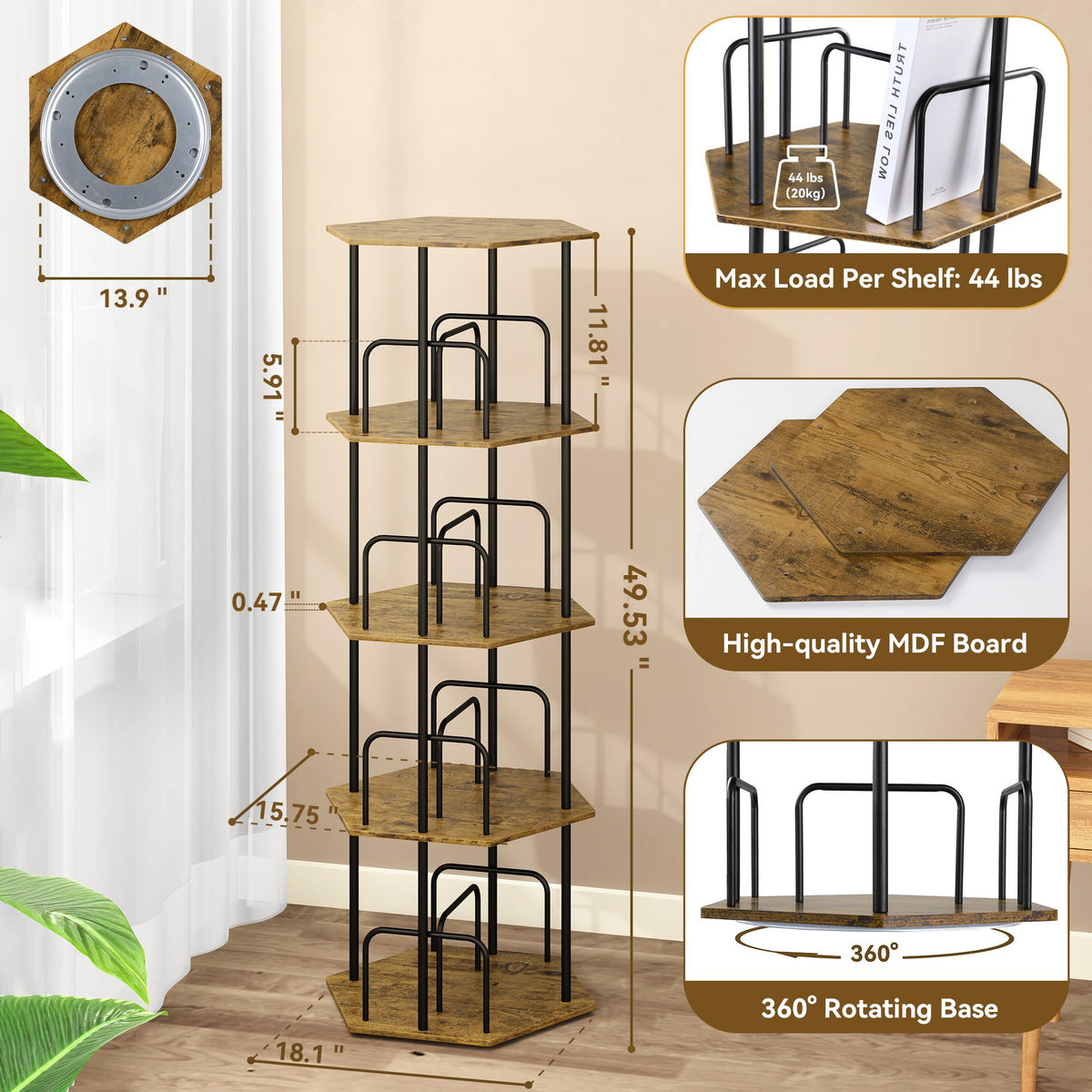 SUNMORY hexagonal structure displays high capacity in a compact footprint