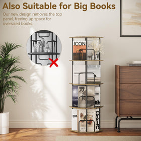 SUNMORY sturdy MDF and metal frame supports heavy items securely