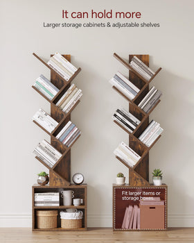 SUNMORY 6-shelf unit with cabinets for versatile storage