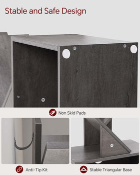SUNMORY wood finish tree design adds rustic elegance