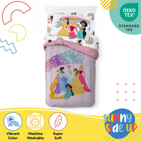 Sunny Side Up fitted sheet offers secure, breathable fit for year-round comfort.