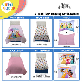 Sunny Side Up soft microfiber comforter on bed for cozy nights.
