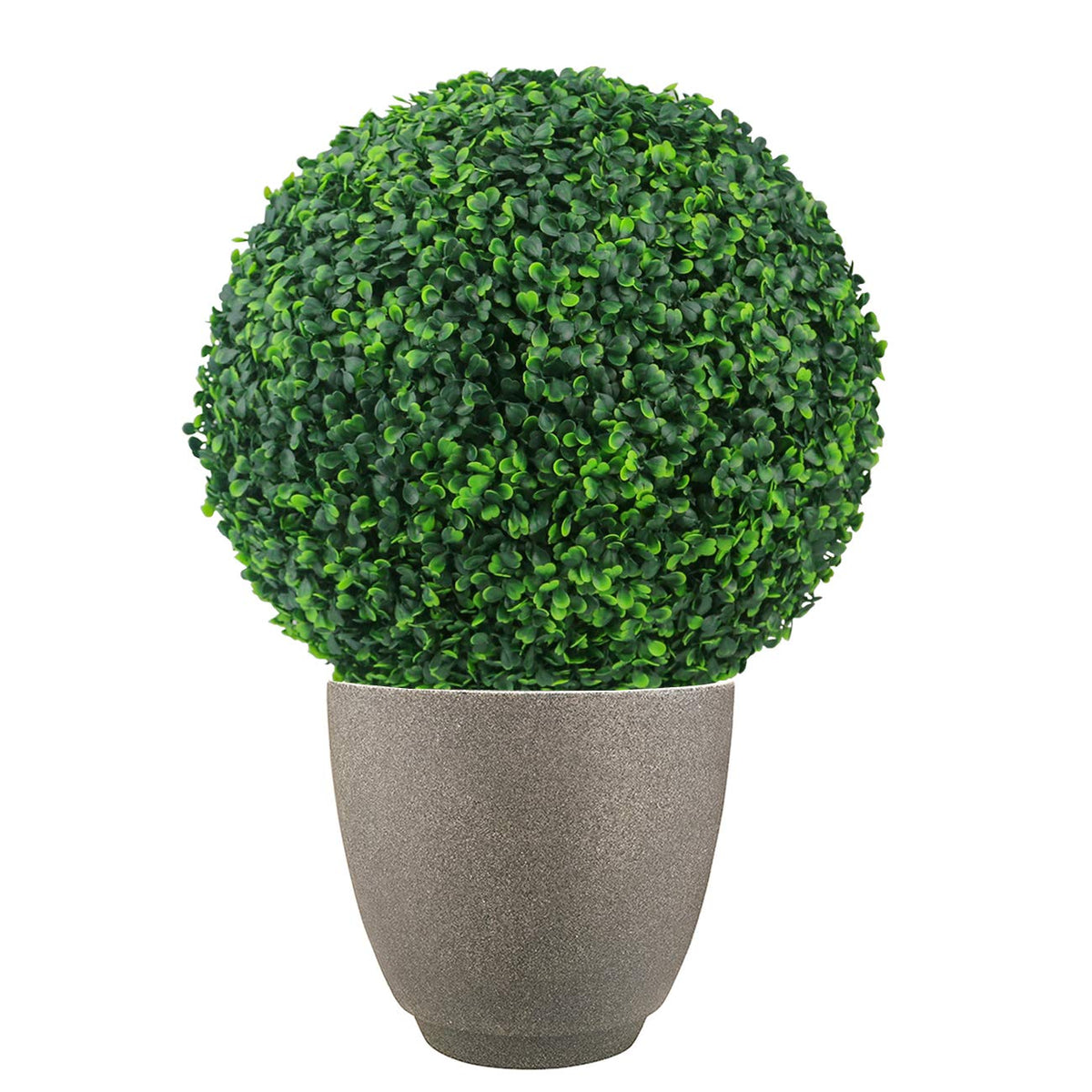 Sunnyglade topiary ball 19.7 inch balcony setup for chic outdoor styling.