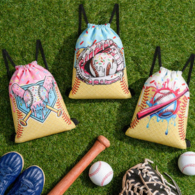 Sunnymove baseball party favor bag with handle, perfect for gift wrapping