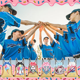 Sunnymove sports-themed gift bag collection for team parties and treats