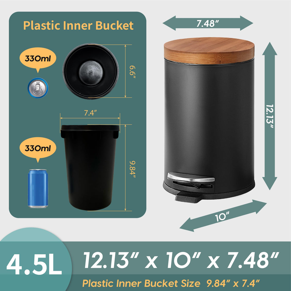 SunnyPoint Elite compact round design fits kitchens and bathrooms