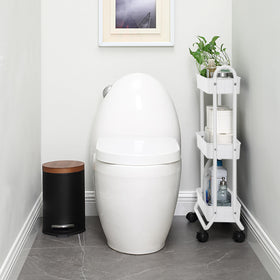 SunnyPoint Slim Rolling Cart kitchen use for cleaners and everyday essentials within reach.