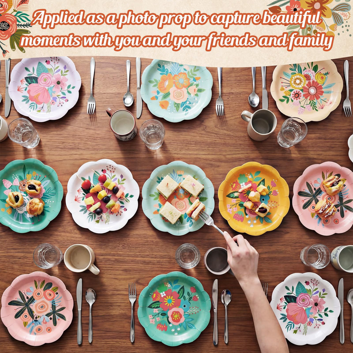 Sunnyray bridal shower floral plates elevate celebrations with tasteful detail.