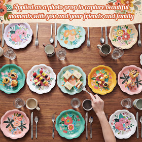 Sunnyray bridal shower floral plates elevate celebrations with tasteful detail.