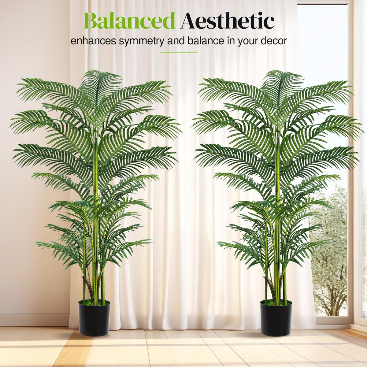 Suntee greenery stays lush with minimal maintenance for year round decor.