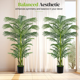 Suntee greenery stays lush with minimal maintenance for year round decor.