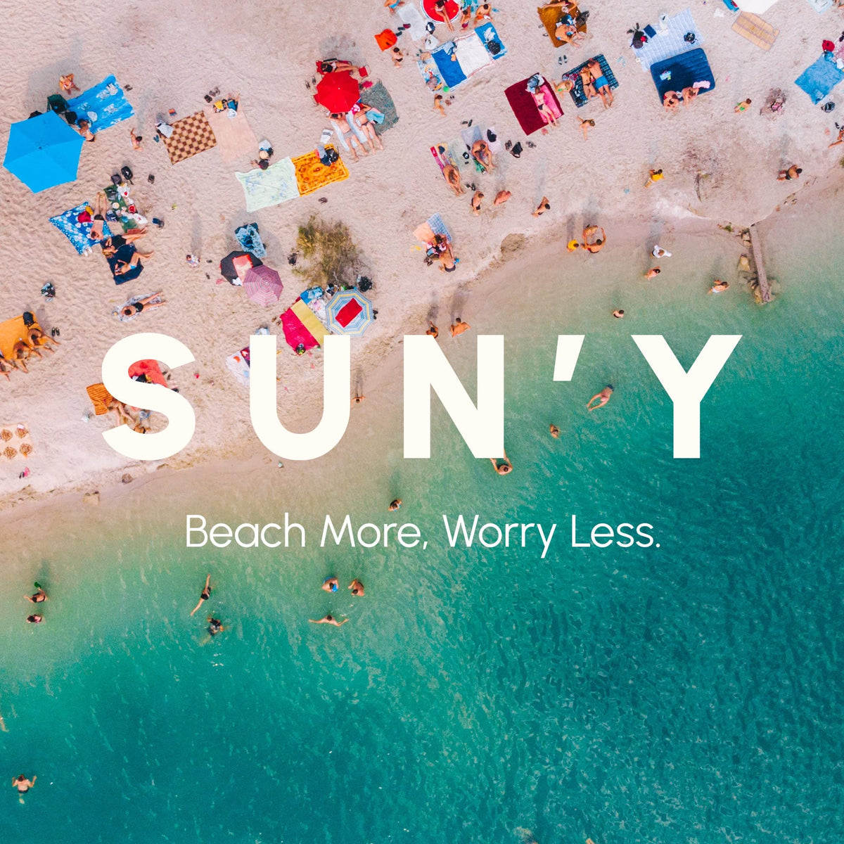 SUN'Y durable towel machine-washable for frequent beach days.