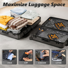 SUOCO compression cubes in luggage maximize packing efficiency