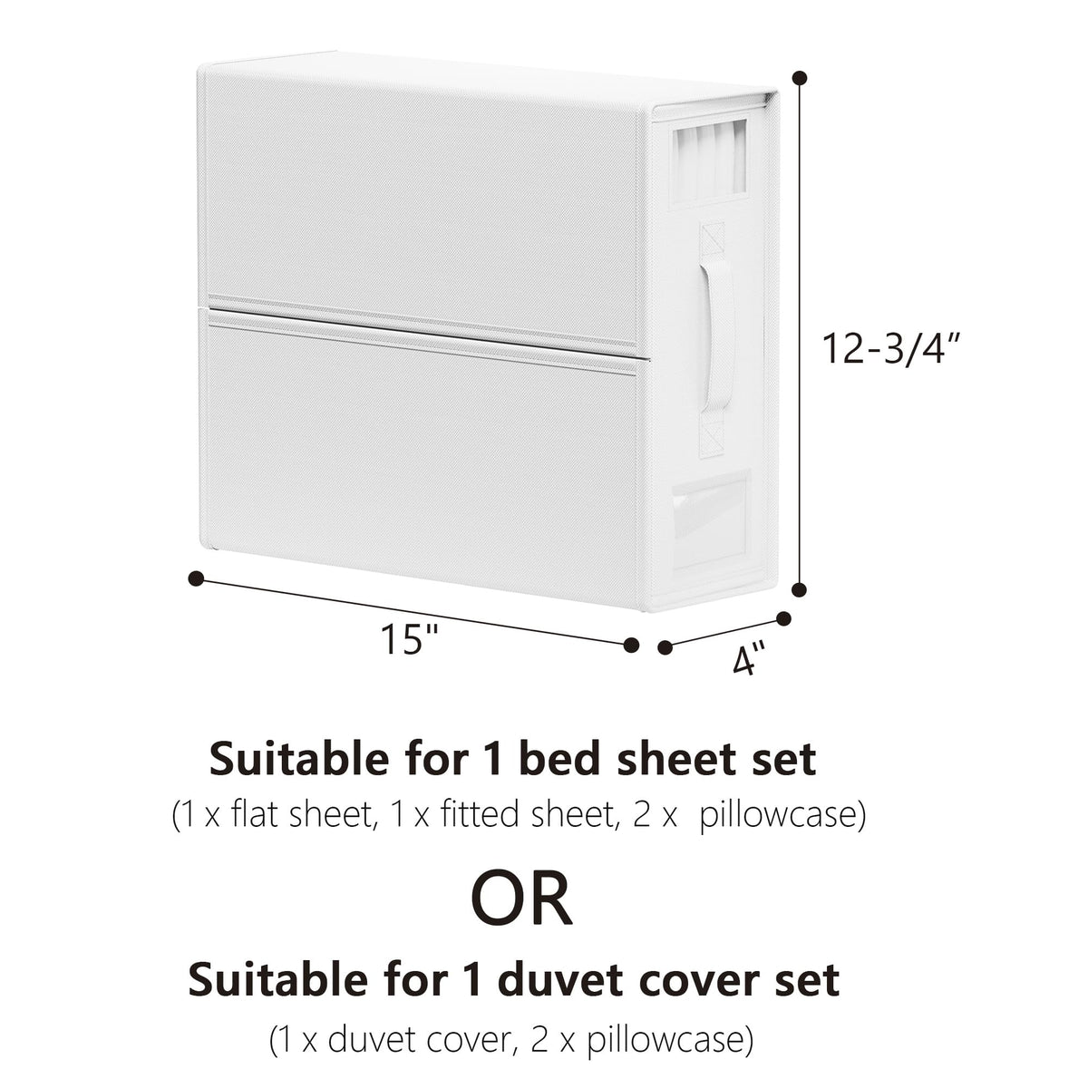 SUOCO SheetCube closet-organization setup demonstrates tidy bedding storage