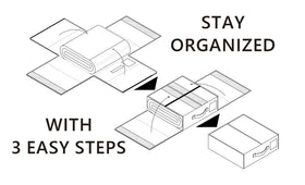 SUOCO SheetCube dimensions fit standard closets and shelves.