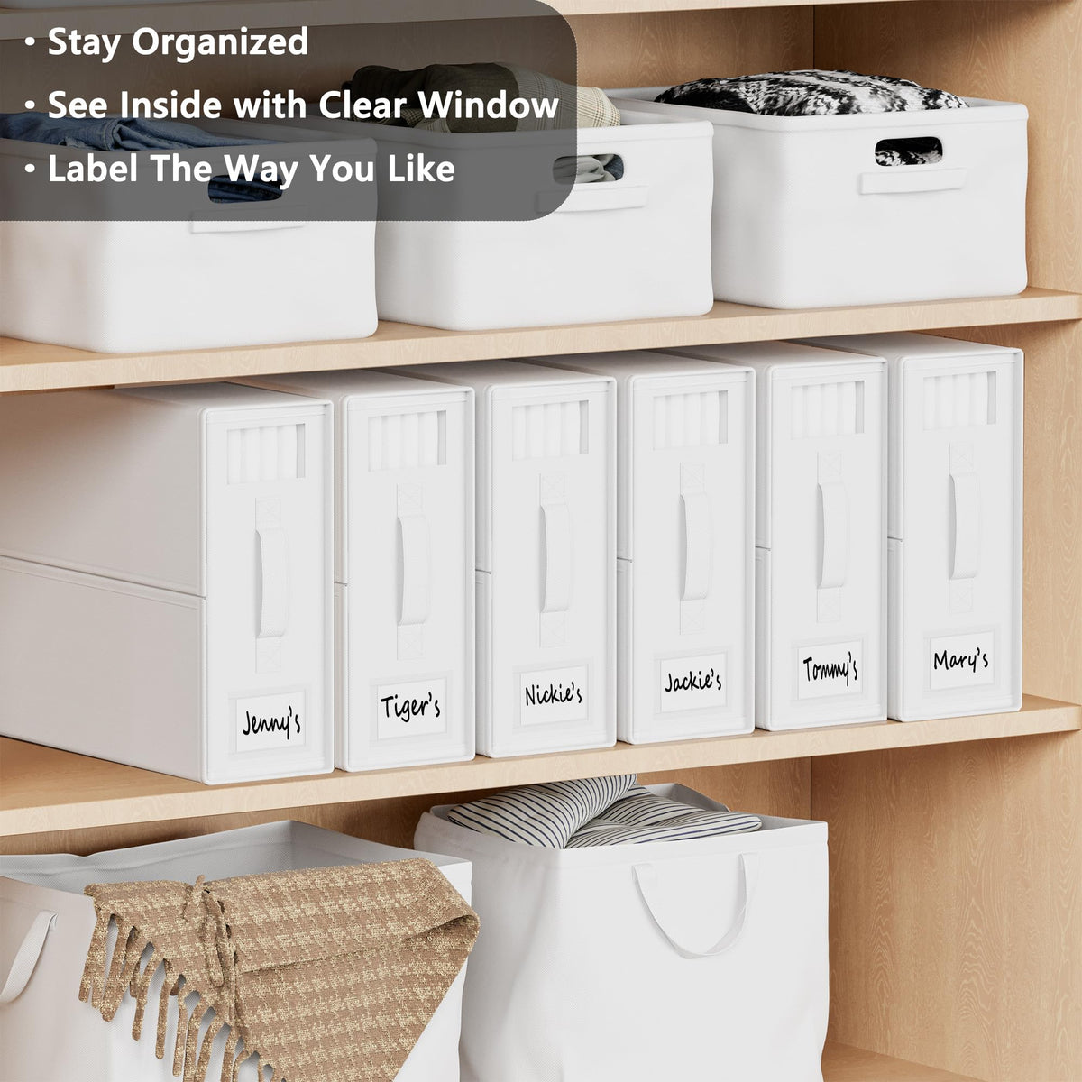 SUOCO SheetCube label and window closeup for quick content identification