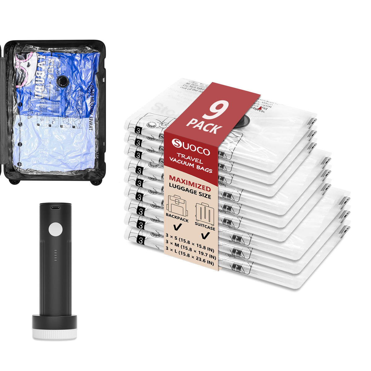 SUOCO travel pump in action with quick sealing capability