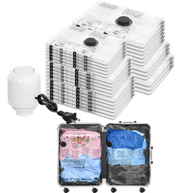 SUOCO jumbo vacuum bag seals securely for space-saving bulky clothing storage.