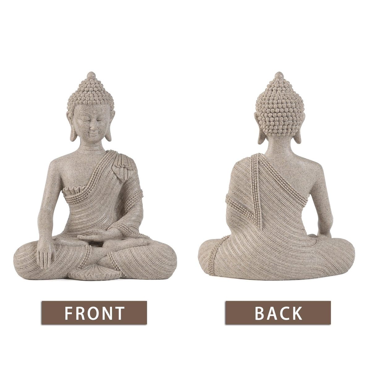 Suoedd Buddha Statue beside a bedroom shrine for reflection