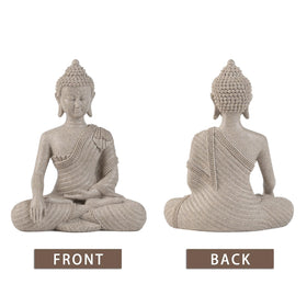 Suoedd Buddha Statue beside a bedroom shrine for reflection