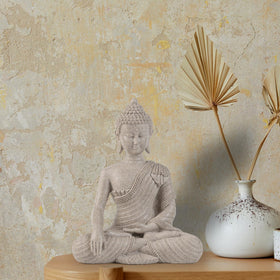 Suoedd Buddha Statue placed in a meditation corner for focus
