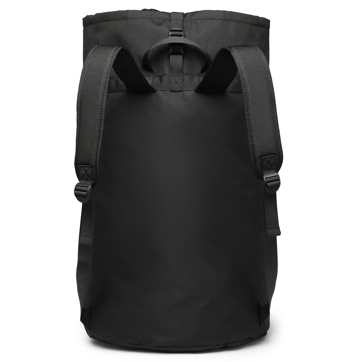 SUOVOCK laundry backpack reflective-strip enhances visibility in low light.