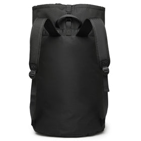 SUOVOCK laundry backpack reflective-strip enhances visibility in low light.