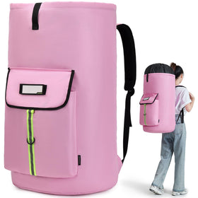 SUOVOCK laundry bag backpack front view highlighting large capacity for dorm laundry.