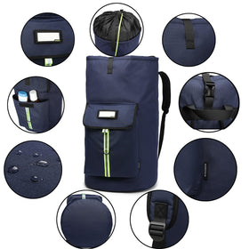SUOVOCK laundry bag backpack side pocket showcasing organized storage