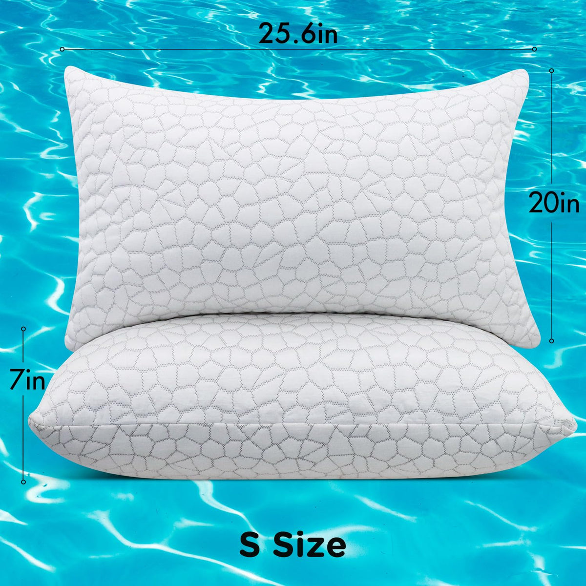 Supa Modern CertiPUR-US label on pillow for quality assurance
