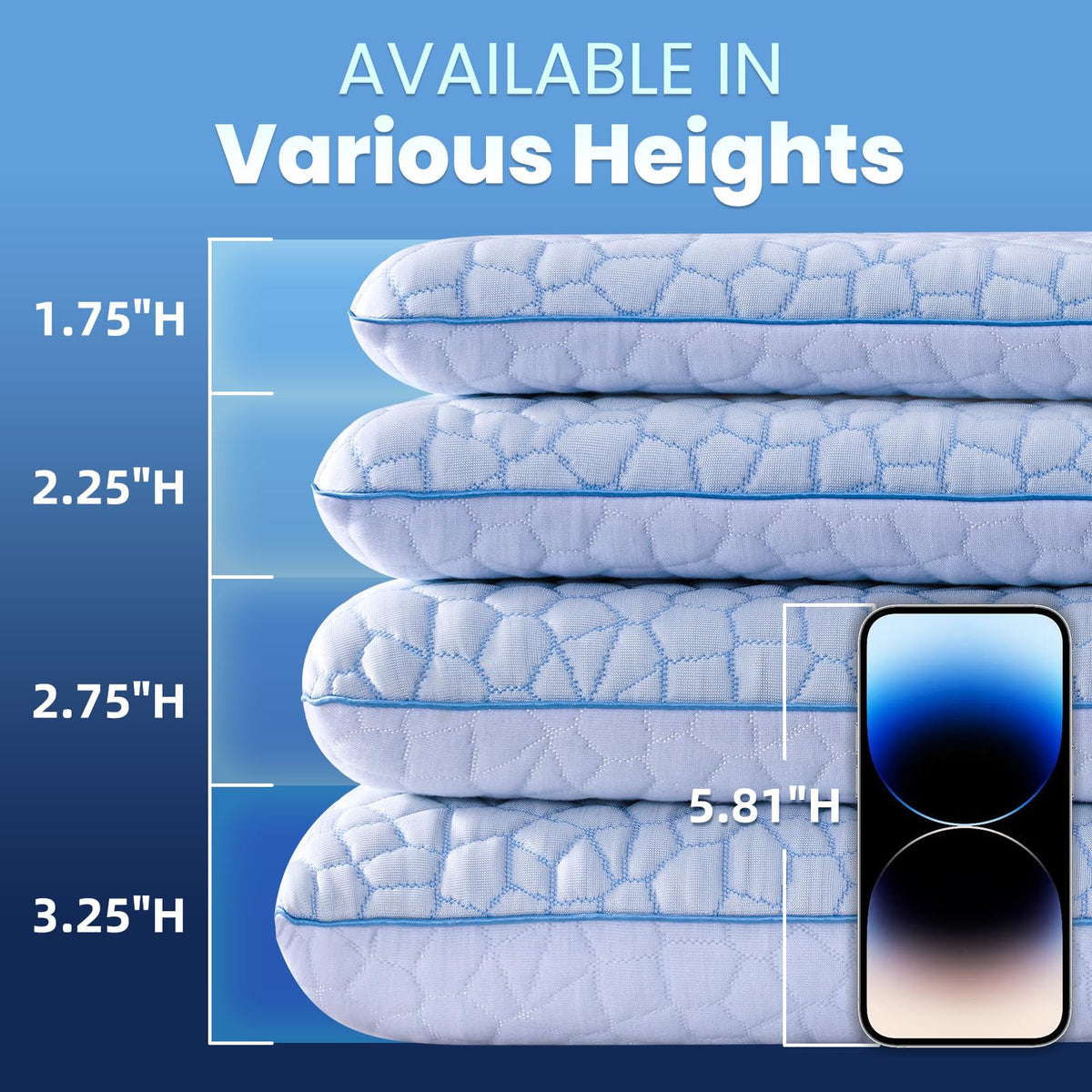 Supa Modern easy care pillowcase is removable and machine washable.