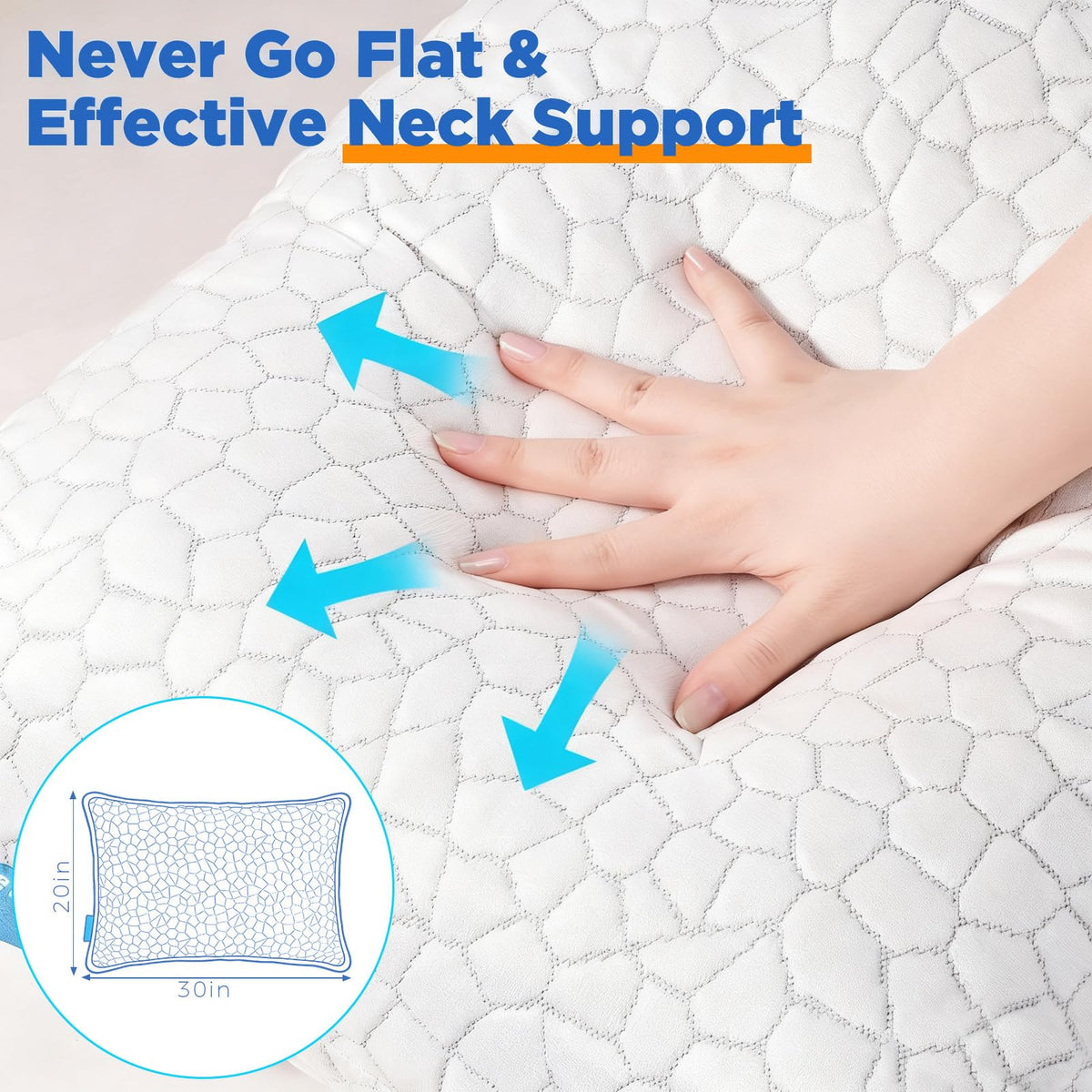 Supa Modern removable cover is machine washable for easy care.