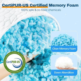 SUPA MODERN cooling pillow in a bedroom setup suggesting comfort
