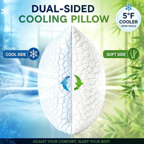 SUPA MODERN cooling pillow gel infusion detail demonstrates heat dissipation