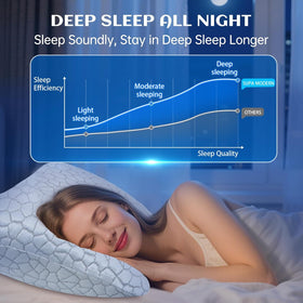 SUPA MODERN memory foam pillow molds softly for gentle support