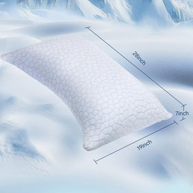 SUPA MODERN shredded memory foam pillow with cooling cover for breathable comfort