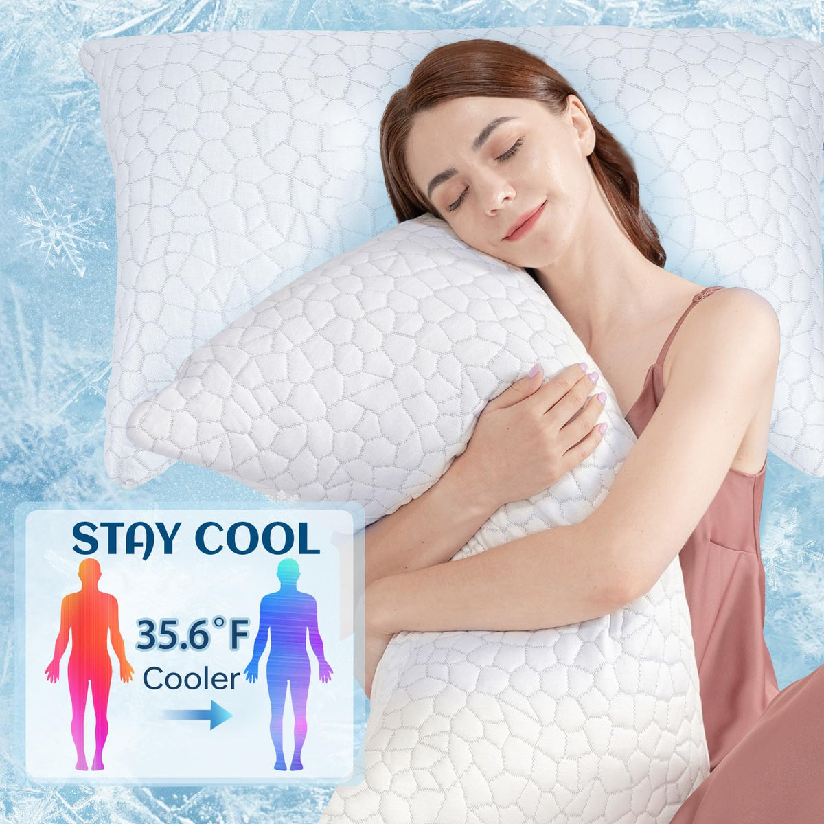 SUPA MODERN side sleeper setup pillow supports various sleep scenarios