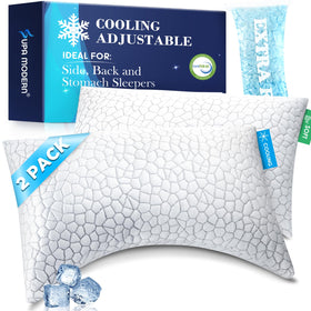 SUPA MODERN side sleeper pillow with moon contour for ergonomic neck alignment
