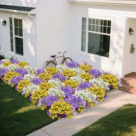 SupBri packaging includes 12 bundles ready to arrange for quick decorating.