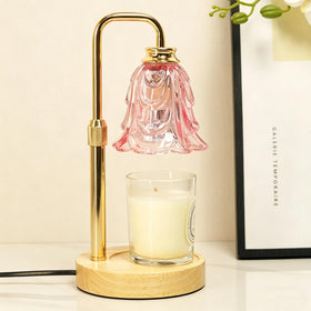 SupBri pink candle warmer lamp with timer provides flame-free fragrance.