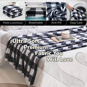 Super Blanky checkered design adds style to home comfort