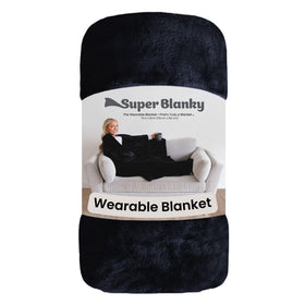Super Blanky comes in dark black for versatile home style.