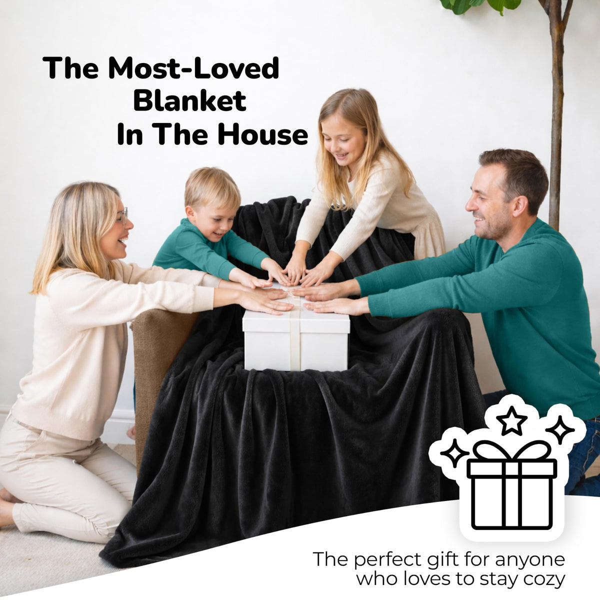 Super Blanky makes a thoughtful girlfriend gift for comfort and style.
