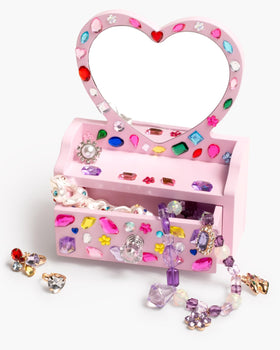 Super Smalls Gemify gem stickers spark creativity on a mini vanity.