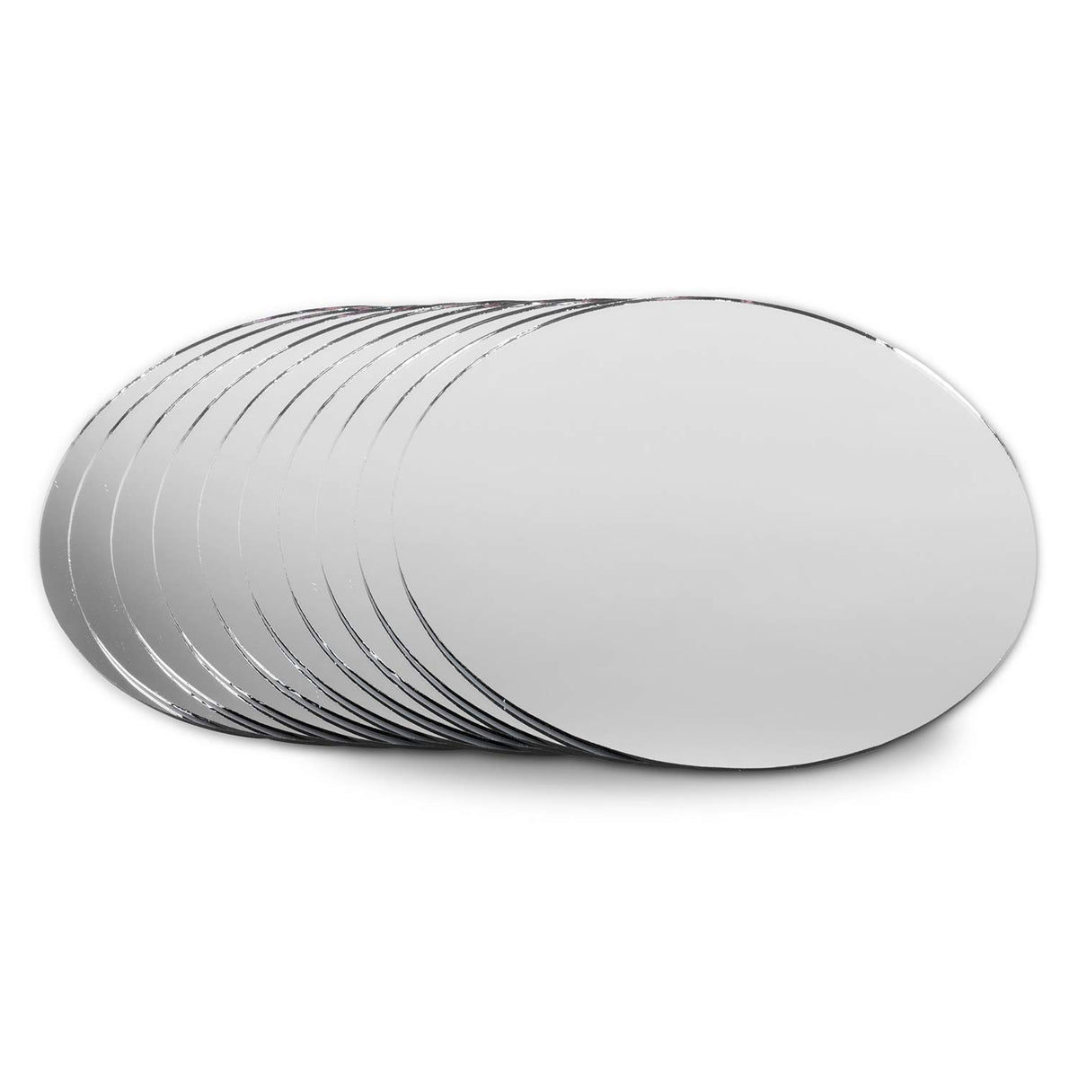 Super Z Outlet round 8-inch mirror centerpiece for elegant wedding tables