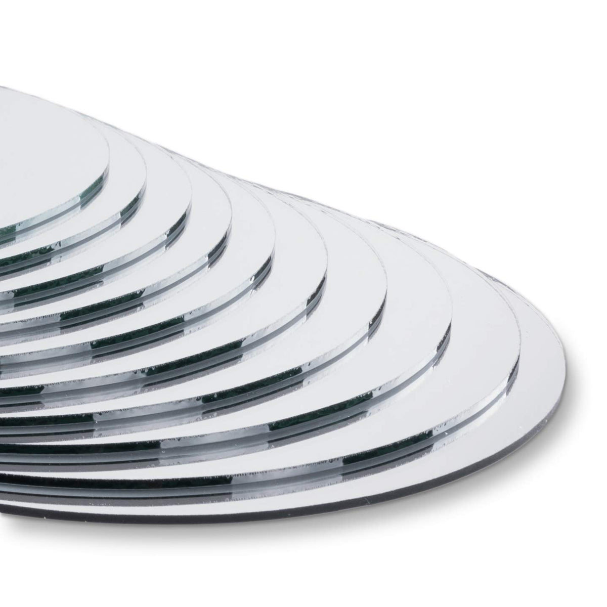 Ten-pack round mirror centerpieces from Super Z Outlet elevate tabletop decor