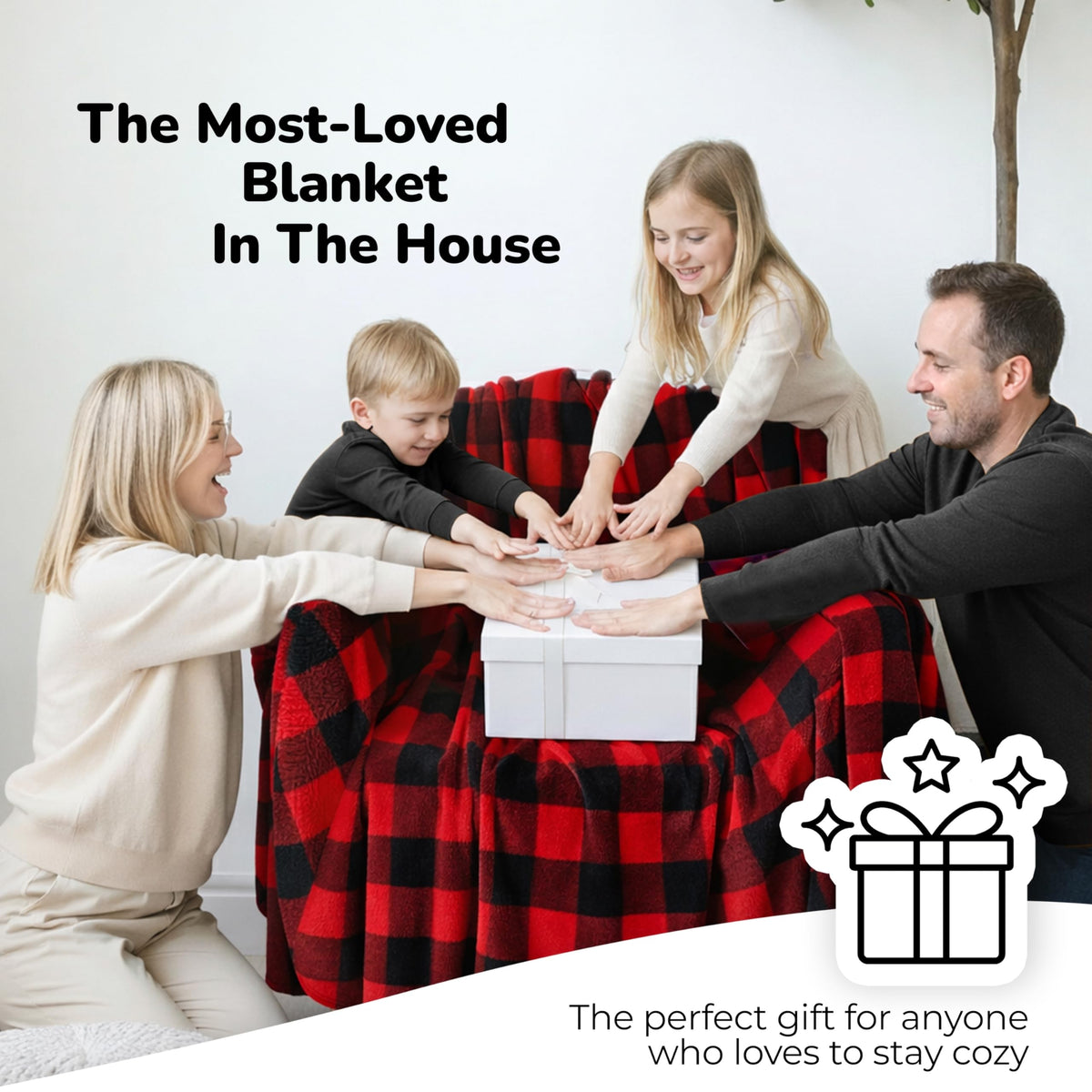 Gift ideas: Super Blanky for mom or wife, offering thoughtful warmth.