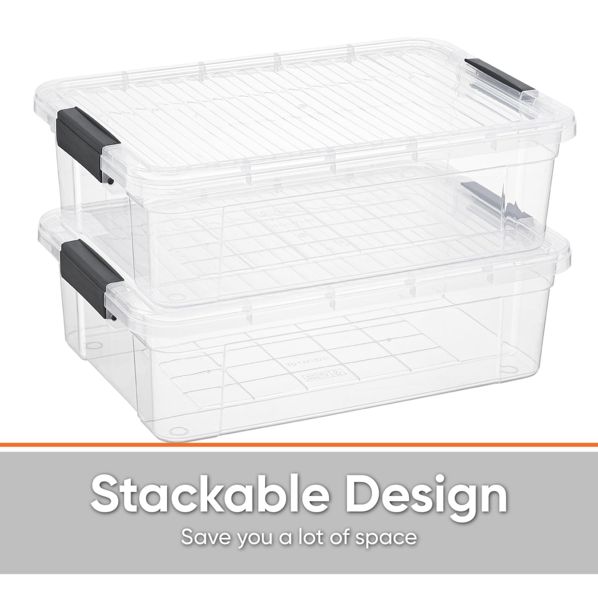 Superio storage box in closet setup demonstrates versatile home, office, and dorm use.