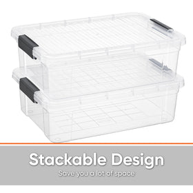 Superio storage box in closet setup demonstrates versatile home, office, and dorm use.